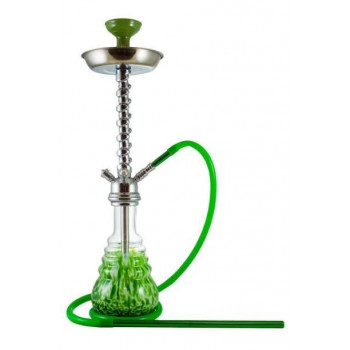 Кальян ЭМИ ДЕЛЮКС 003 GREEN SILVER 72см AMY Deluxe