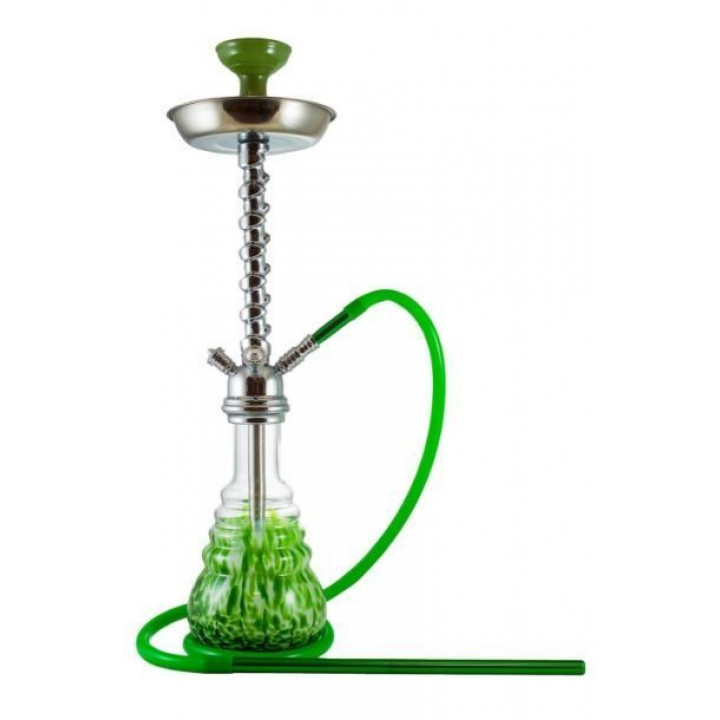 Кальян ЭМИ ДЕЛЮКС 003 GREEN SILVER 72см AMY Deluxe