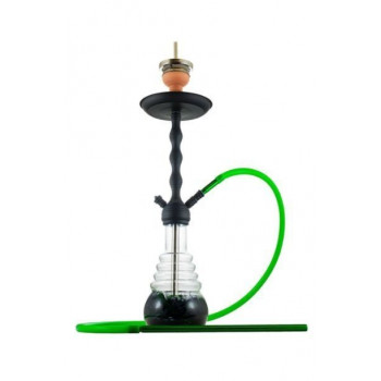 Кальян ЭМИ ДЕЛЮКС 4-STAR 680 GREEN BLACK 70см AMY Deluxe