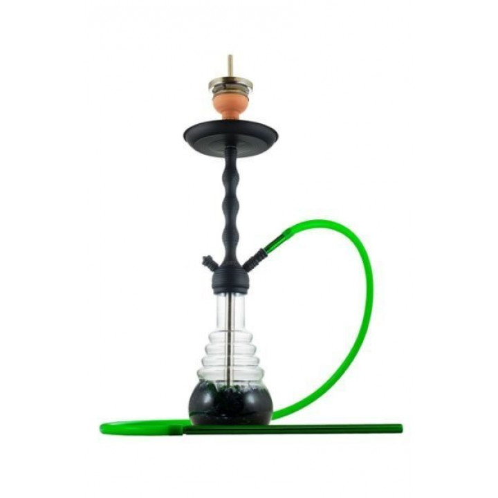 Кальян ЭМИ ДЕЛЮКС 4-STAR 680 GREEN BLACK 70см AMY Deluxe