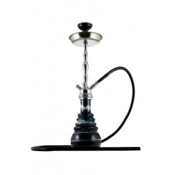 Кальян ЭМИ ДЕЛЮКС 001 BLACK SILVER 72см AMY Deluxe