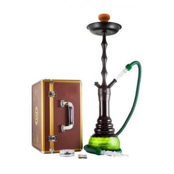Кальян МЭДЖИК в чемодане CLICK BLACK GREEN 73см Magix