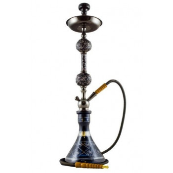 Кальян PHARAON PREMIUM M114 BLACK SILVER 80см Фараон