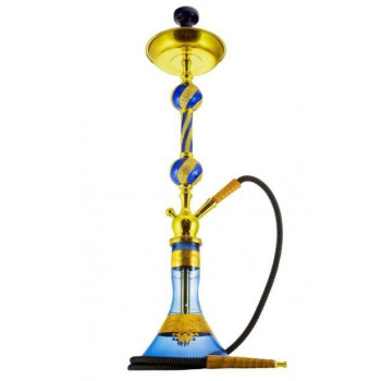 Кальян PHARAON PREMIUM X170-1 BLUE GOLD 80см Фараон