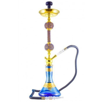 Кальян PHARAON PREMIUM X182 LIGHT BLUE GOLD 81см Фараон