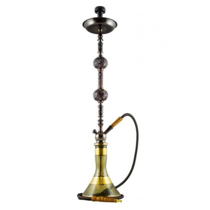 Кальян PHARAON PREMIUM X114-1 BLACK SILVER 100см Фараон