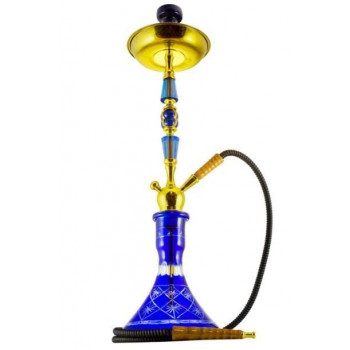 Кальян PHARAON PREMIUM X1008 BLUE GOLD 73см Фараон