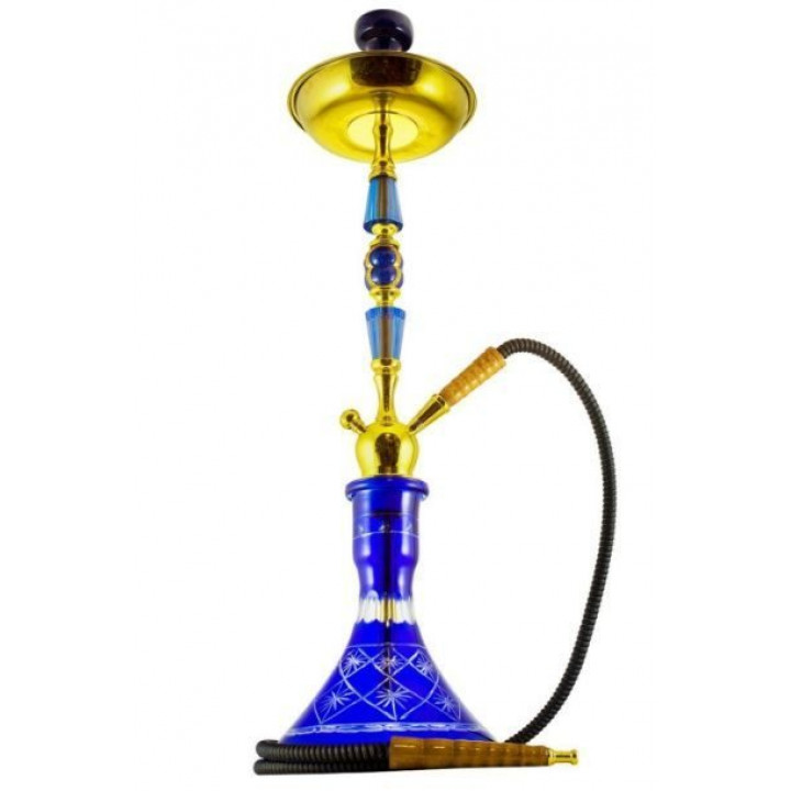 Кальян PHARAON PREMIUM X1008 BLUE GOLD 73см Фараон