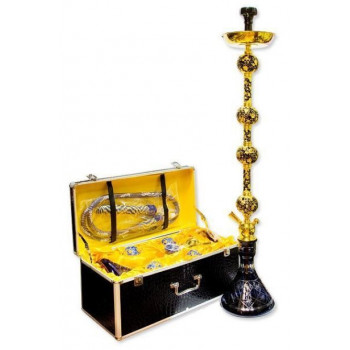 Кальян PHARAON PREMIUM Black Gold In Case 102см Фараон