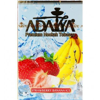 Adalya Strawberry Banana Ice Клубника Банан Лед табак оптом 50 Грамм