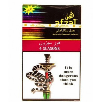 Табак Afzal 4 seasons Индийские специи с мятой и цветочными нотками 40 грамм