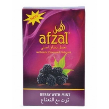 Табак Afzal Berry with Mint Ежевика с мятой 40 грамм