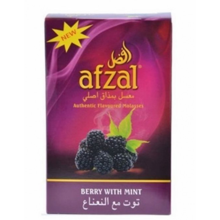 Табак Afzal Berry with Mint Ежевика с мятой 40 грамм