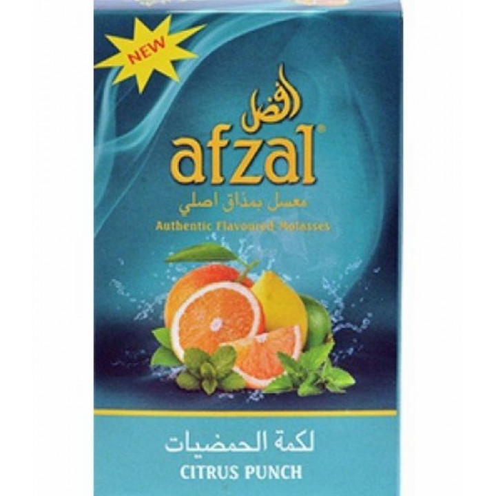 Табак Afzal Citrus Punch Цитрусовый лимонад с мятой 40 грамм