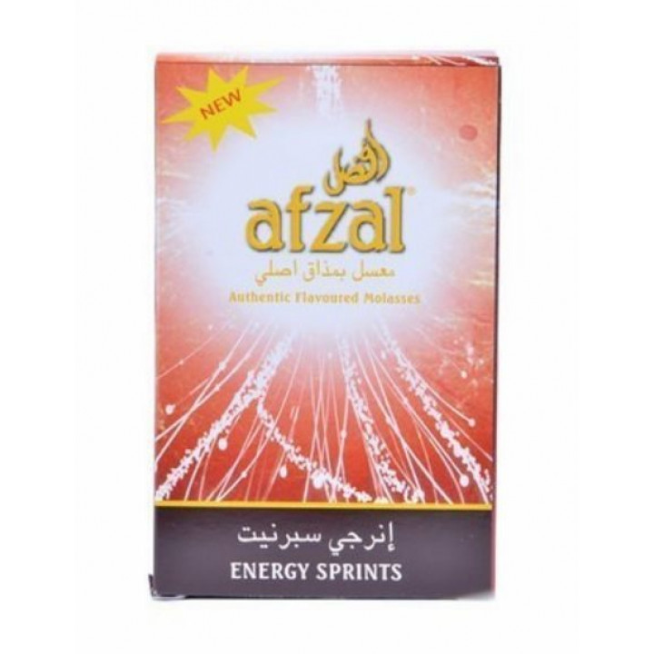 Табак Afzal Energy Sprints Апельсиновый энергетик 40 грамм