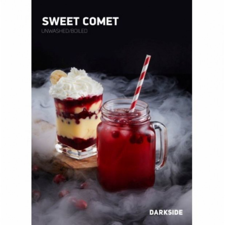 Табак Dark Side Медиум со вкусом Sweet Comet Кремовый клюквено-банановый десерт 100 г