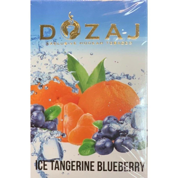 Табак DOZAJ "ICE TANGERINE BLUEBERRY " (Лёд черника мандарин) 50 g