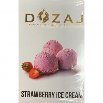Табак DOZAJ "STRAWBERRY ICE CREAM" (Клубничное мороженное ) 50 g
