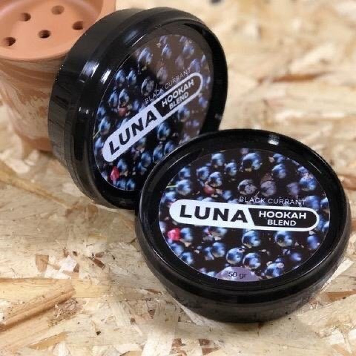 Табак LUNA HOOKAH BLEND "Black currant" (Черная смородина) 50g