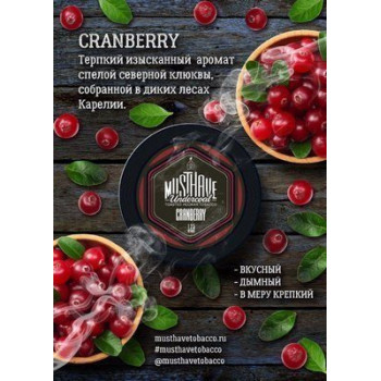 Табак Must Have  "Cranberry" (Клюква) 125г