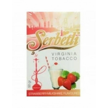Табак Serbetli Strawberry Milkshake Клубничный Молочный Коктейль оптом 50 г