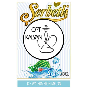 Табак Serbet ice watermelon melon "Ледяной Арбуз-Дыня"  50 g