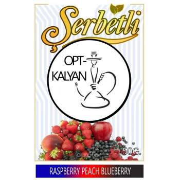 Табак Serbet Raspberry Peach Blueberry "Малина персик черника "  50 g