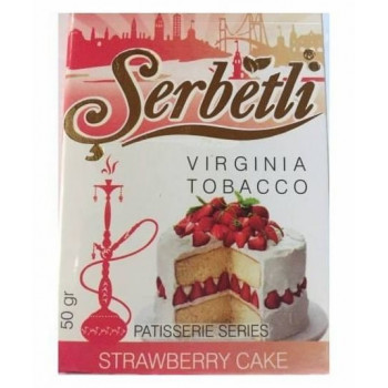 Табак Serbetli Strawberry Cake Клубничный Пирог оптом 50 г