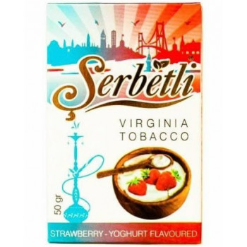 Табак Serbetli Strawberry Yoghurt Клубничный Йогурт оптом 50 г