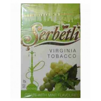 Табак Serbetli Виноград С Мятой Grape With Mint оптом 50 г