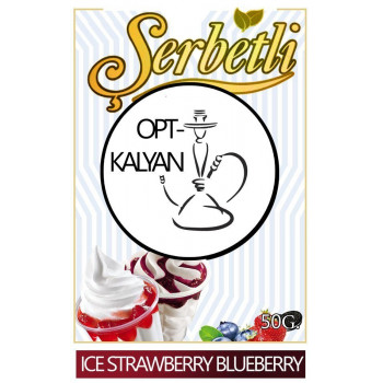 Табак Serbetl Ice Strawberry Blueberry "Ледяная клубника с бананом " 50 g