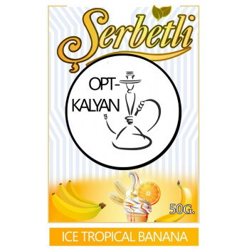 Табак Serbetl Ice Tropical Banana " Ледяная клубника с бананом " 50 g