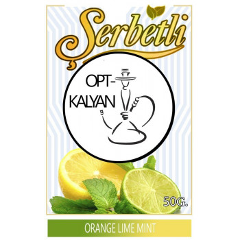 Табак Serbetli  orange lime mint " Апельсин лайм мята" оптом 50 гр