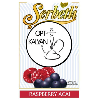 Табак Serbetli raspberry asai " Малина Асаи" оптом 50 гр