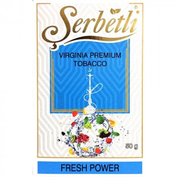 ТАБАК SERBETLI (PREMIUM)  fresh power -  энергетик 50 ГР