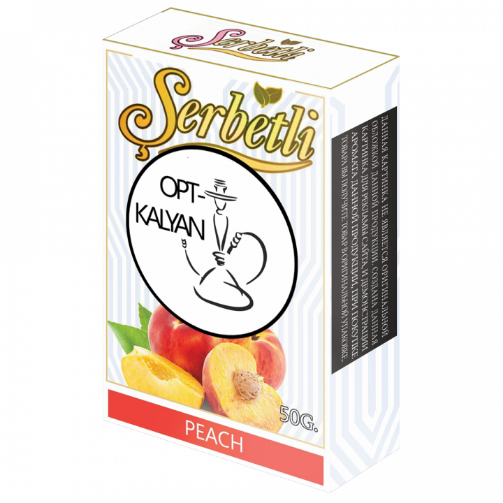 ТАБАК SERBETLI (PREMIUM) "Peach" (Персик) 50гр