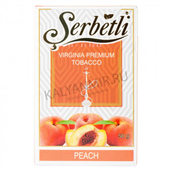 ТАБАК SERBETLI (PREMIUM) peach - персик 50 ГР