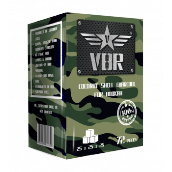 Уголь для кальяна VBR 72 ШТ